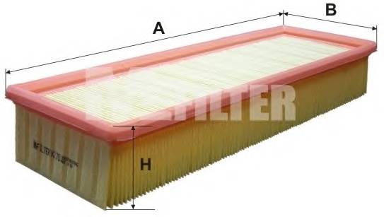 MFILTER K170 Фільтр салону MFILTER K170 Фільтр салону