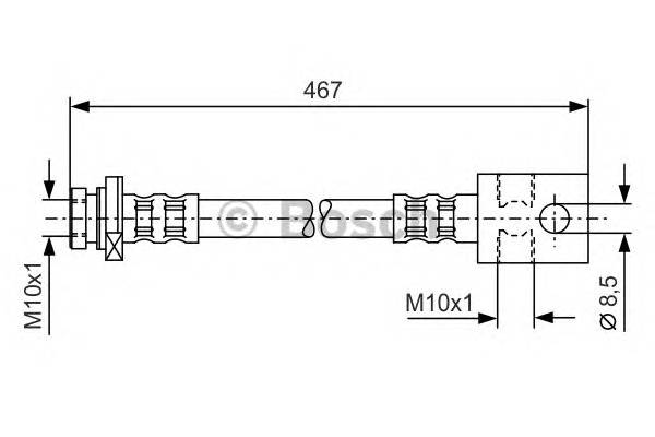 BOSCH 1 987 476 903 Тормозной шланг BOSCH 1 987 476 903 Тормозной шланг