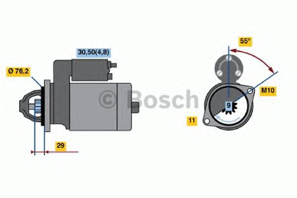 BOSCH 0 001 138 001 Стартер