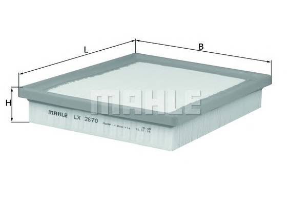 KNECHT LX 2870 Воздушный фильтр