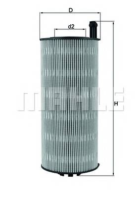 KNECHT OX 423/9D Масляный фильтр