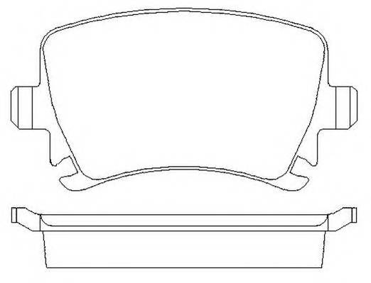 JURID 573158J Комплект тормозных колодок
