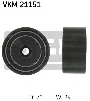 SKF VKM 21151 Паразитный / Ведущий ролик, 
