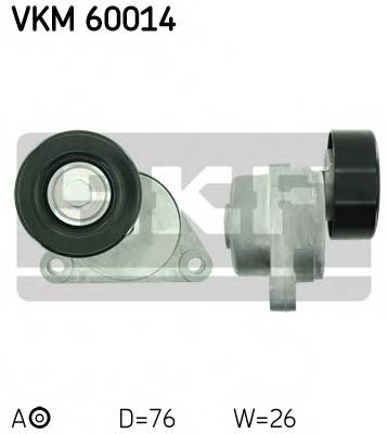SKF VKM 60014 Натяжной ролик, поликлинов