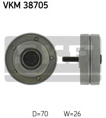 SKF VKM 38705 Паразитный / ведущий ролик, ... SKF VKM 38705 Паразитный / ведущий ролик, ...