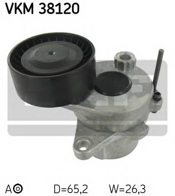 SKF VKM 38120 Натяжной ролик, поликлинов