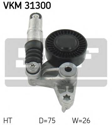 SKF VKM 31300 Натяжной ролик, поликлинов