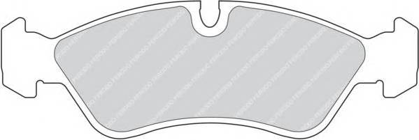 FERODO FDB584 Комплект тормозных колодок