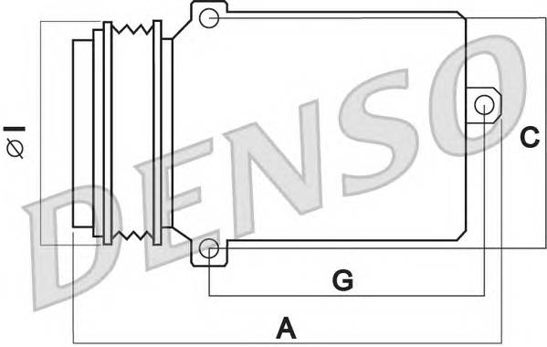 DENSO DCP05078 Компрессор, кондиционер DENSO DCP05078 Компрессор, кондиционер