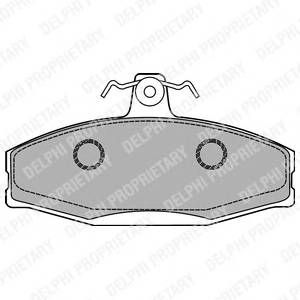 DELPHI LP1429 Комплект тормозных колодок