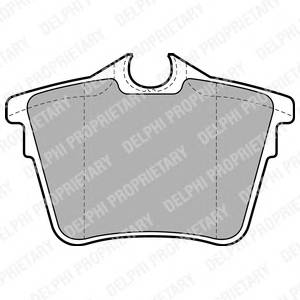 DELPHI LP1892 Комплект тормозных колодок