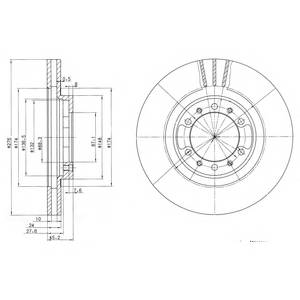 DELPHI BG3099 Тормозной диск DELPHI BG3099 Тормозной диск