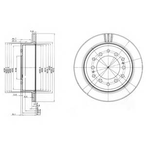 DELPHI BG3557 Тормозной диск DELPHI BG3557 Тормозной диск