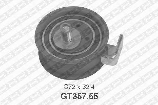 SNR GT357.55 Натяжной ролик, ремень ГРМ