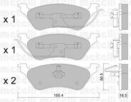METELLI 22-0625-0 Комплект тормозных колодок... METELLI 22-0625-0 Комплект тормозных колодок...