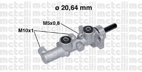 METELLI 05-0734 Главный тормозной цилиндр METELLI 05-0734 Главный тормозной цилиндр