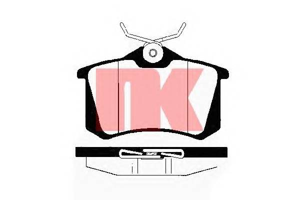 NK 223947 Комплект тормозных колодок