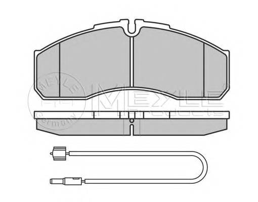 MEYLE 025 291 6020/W Комплект тормозных колодок... MEYLE 025 291 6020/W Комплект тормозных колодок...