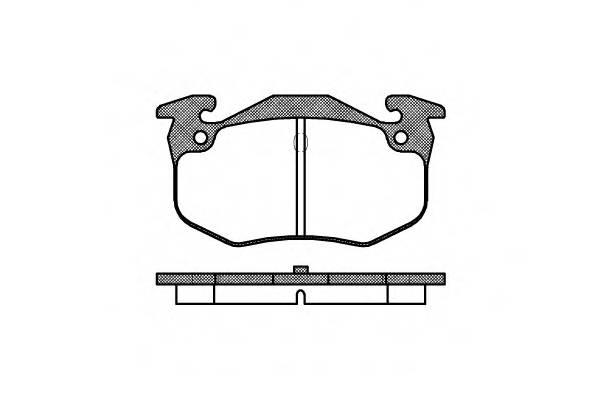 ROADHOUSE 2144.60 Комплект тормозных колодок