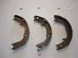 JAPANPARTS GF-507AF Комплект гальмівних колодо... JAPANPARTS GF-507AF Комплект гальмівних колодо...
