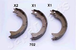 JAPANPARTS GF-702AF Комплект гальмівних колодо... JAPANPARTS GF-702AF Комплект гальмівних колодо...