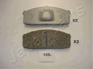 JAPANPARTS PA-105AF Комплект тормозных колодок