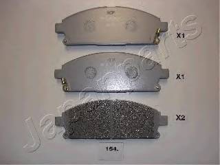 JAPANPARTS PA-154AF Комплект гальмівних колодо... JAPANPARTS PA-154AF Комплект гальмівних колодо...