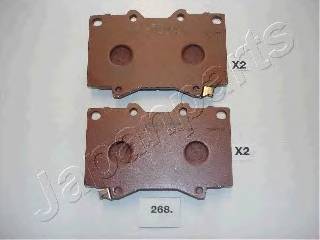 JAPANPARTS PA-268AF Комплект гальмівних колодо... JAPANPARTS PA-268AF Комплект гальмівних колодо...