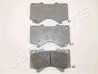 JAPANPARTS PA-272AF Комплект гальмівних колодо... JAPANPARTS PA-272AF Комплект гальмівних колодо...