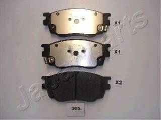 JAPANPARTS PA-305AF Комплект тормозных колодок... JAPANPARTS PA-305AF Комплект тормозных колодок...