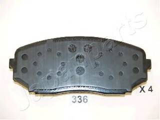 JAPANPARTS PA-336AF Комплект гальмівних колодо...