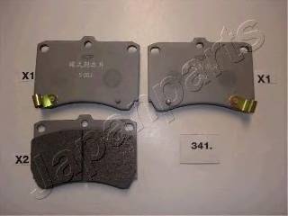 JAPANPARTS PA-341AF Комплект тормозных колодок... JAPANPARTS PA-341AF Комплект тормозных колодок...