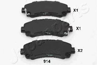 JAPANPARTS PA-914AF Комплект тормозных колодок... JAPANPARTS PA-914AF Комплект тормозных колодок...
