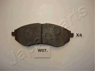 JAPANPARTS PA-W07AF Комплект тормозных колодок