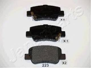 JAPANPARTS PP-223AF Комплект тормозных колодок