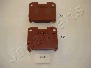 JAPANPARTS PP-294AF Комплект тормозных колодок... JAPANPARTS PP-294AF Комплект тормозных колодок...
