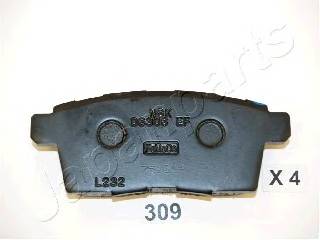 JAPANPARTS PP-309AF Комплект тормозных колодок... JAPANPARTS PP-309AF Комплект тормозных колодок...