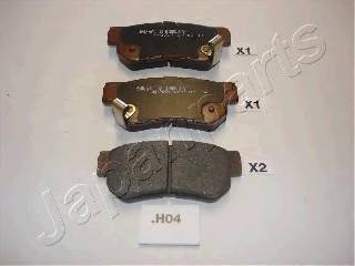 JAPANPARTS PP-H04AF Комплект гальмівних колодо... JAPANPARTS PP-H04AF Комплект гальмівних колодо...