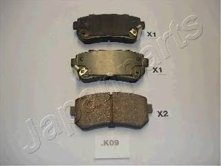 JAPANPARTS PP-K09AF Комплект гальмівних колодо... JAPANPARTS PP-K09AF Комплект гальмівних колодо...