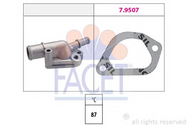 FACET 7.8155 Термостат, охлаждающая жид... FACET 7.8155 Термостат, охлаждающая жид...