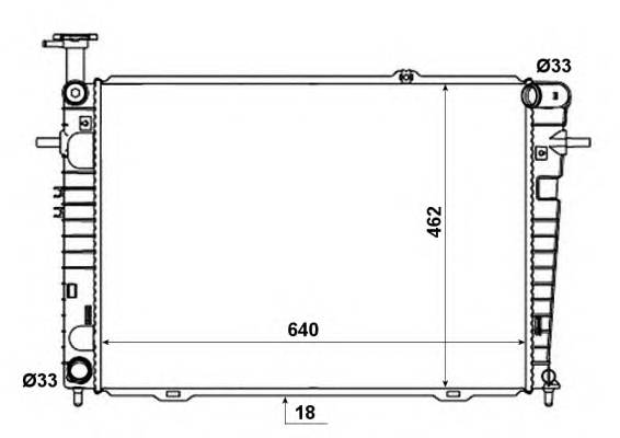 NRF 53192 Радиатор, охлаждение двига... NRF 53192 Радиатор, охлаждение двига...