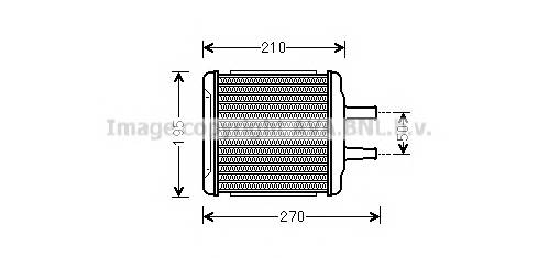 AVA QUALITY COOLING DWA6088 Радиатор печки DAEWOO (пр-во AVA) AVA QUALITY COOLING DWA6088 Радиатор печки DAEWOO (пр-во AVA)