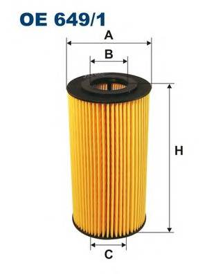 FILTRON OE649/1 Масляний фільтр FILTRON OE649/1 Масляний фільтр