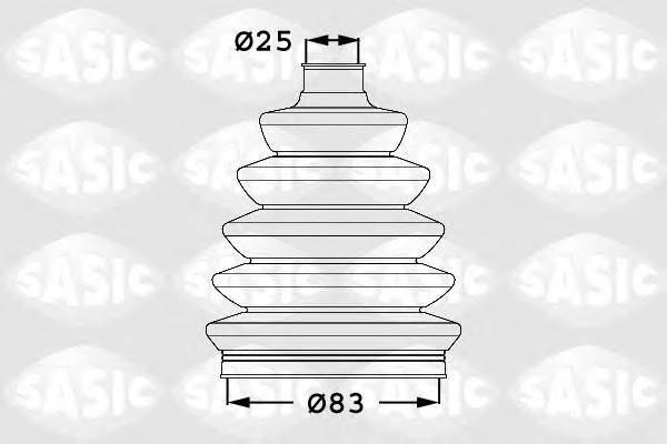 SASIC 1906015 Комплект пылника, приводно�