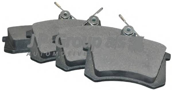 JP GROUP 1163705810 Комплект тормозных колодок