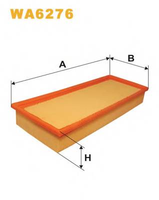 WIX FILTERS WA6276 Воздушный фильтр WIX FILTERS WA6276 Воздушный фильтр