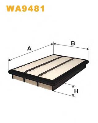 WIX FILTERS WA9481 Повітряний фільтр WIX FILTERS WA9481 Повітряний фільтр