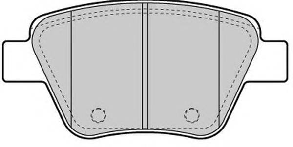 FREMAX FBP-1663 Комплект тормозных колодок