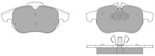 FREMAX FBP-1265 Комплект тормозных колодок