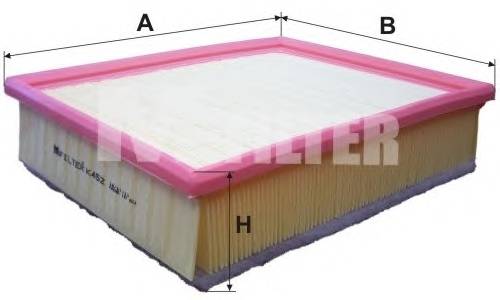 MFILTER K452 Фільтр салону MFILTER K452 Фільтр салону